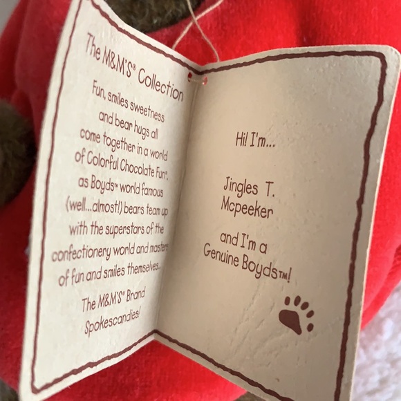 NWT Vtg. Boyd’s M&Ms Collection Red Bear - Picture 11 of 12